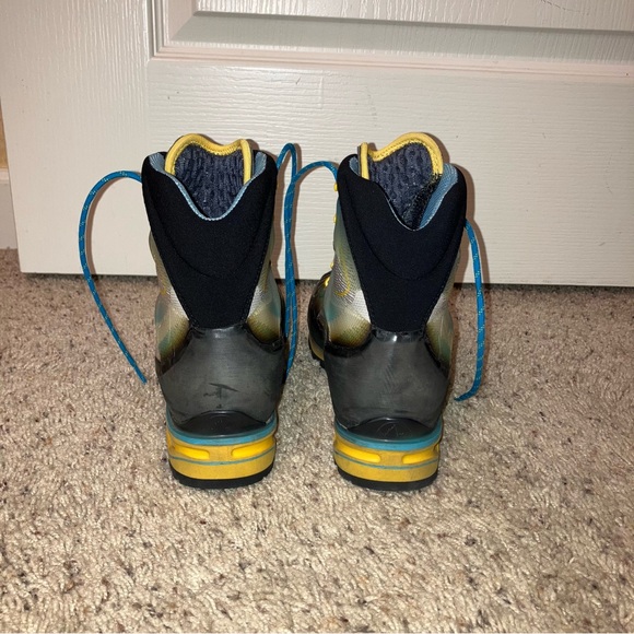 LA SPORTIVA Hiking Boots TRANGO CUBE GTX Mountaineering BLUE - Sz 7 Italy - Picture 7 of 16